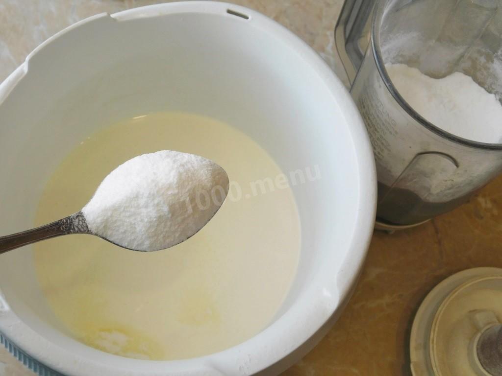 Шаг 2 приготовления Крем из сыра рикотта для торта