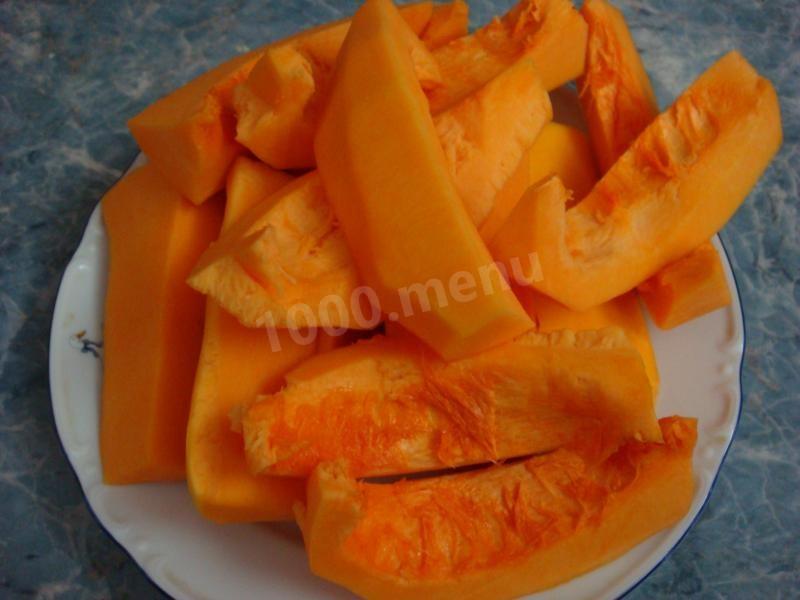 Шаг 2 приготовления Джем из тыквы со вкусом апельсина