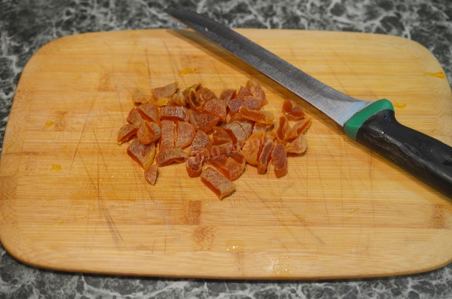Шаг 4 приготовления Варенье из тыквы с курагой на зиму