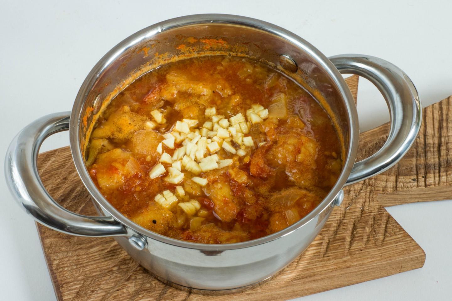 Шаг 6 приготовления Чатни на зиму