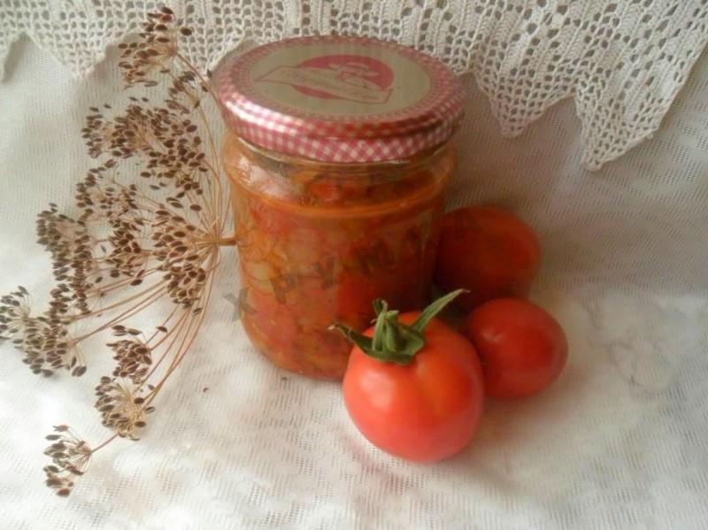 Обложка рецепта Баклажанная икра в мультиварке на зиму
