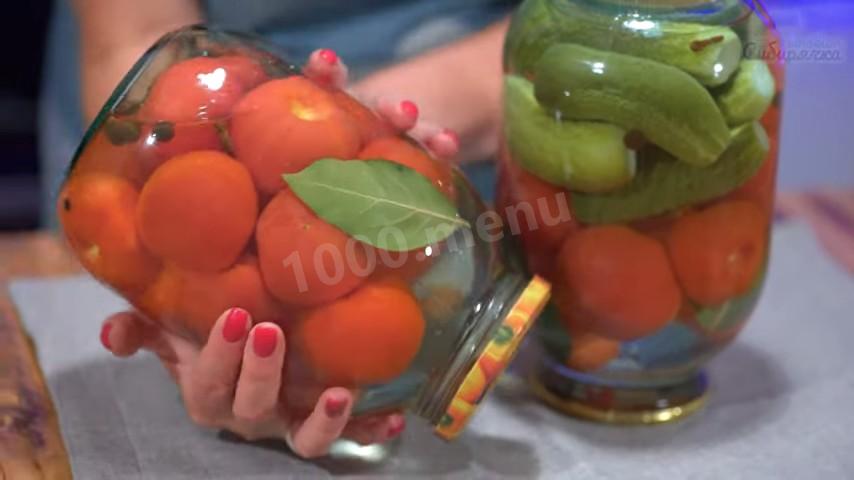 Шаг 20 приготовления Маринованные помидоры огурцы пальчики оближешь без уксуса
