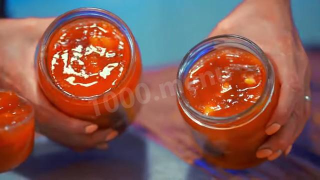 Шаг 14 приготовления Повидло из яблок и груш со сливой и персиками