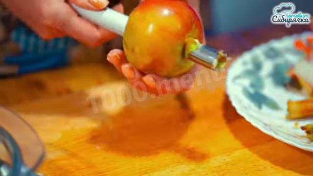 Шаг 2 приготовления Повидло из яблок и груш со сливой и персиками