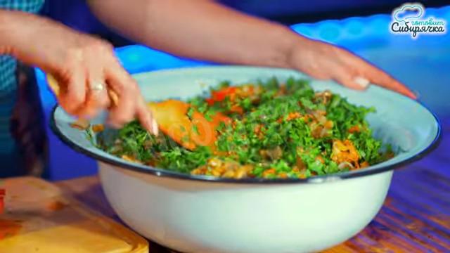 Шаг 14 приготовления Баклажанная икра с морковью и помидорами на зиму