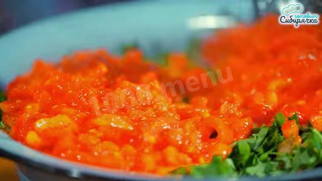 Шаг 17 приготовления Баклажанная икра с морковью и помидорами на зиму