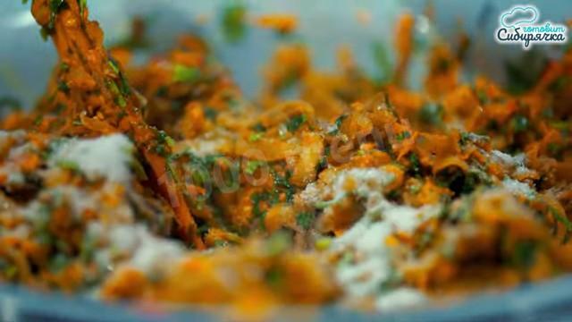 Шаг 19 приготовления Баклажанная икра с морковью и помидорами на зиму