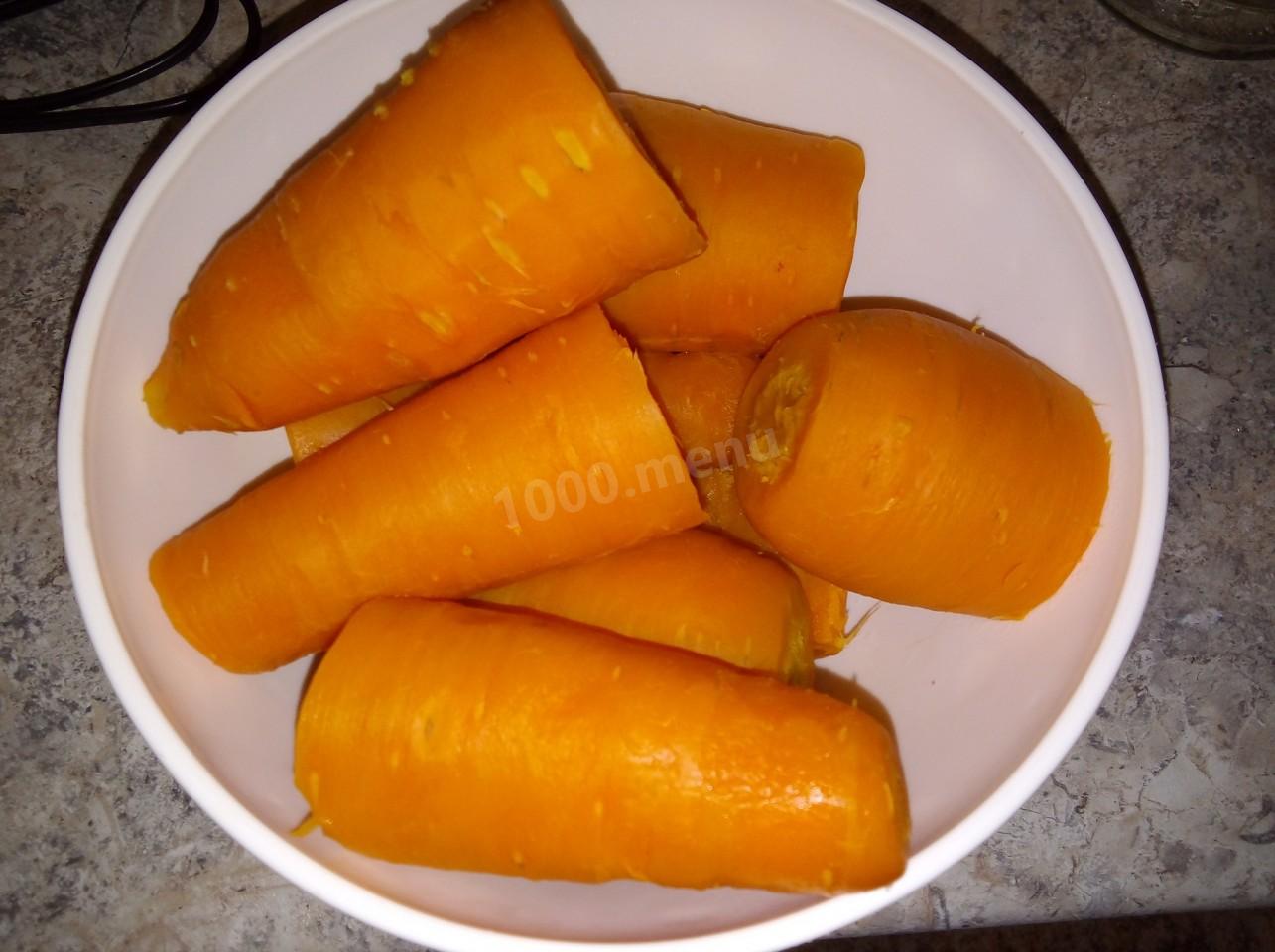 Шаг 2 приготовления Морковное повидло