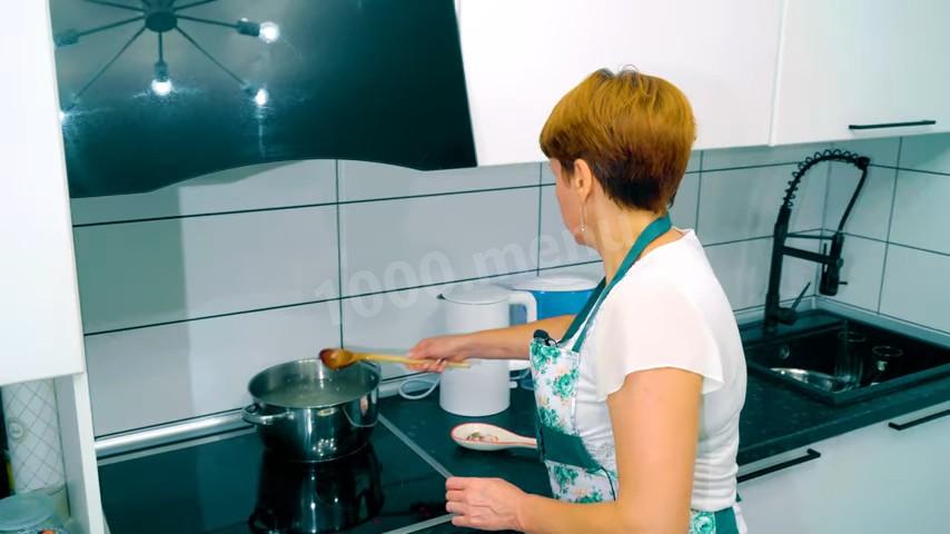 Шаг 12 приготовления Фаршированный болгарский перец с капустой на зиму