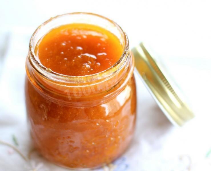 Обложка рецепта Джем с лимоном и абрикосами на зиму
