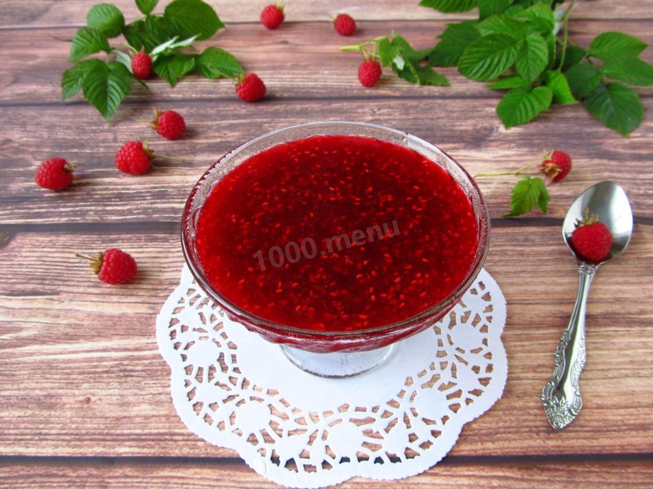Шаг 8 приготовления Малина с сахаром без варки на зиму