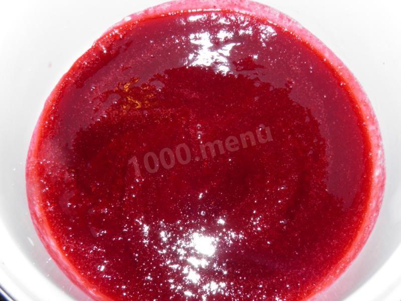 Шаг 8 приготовления Клюква протертая с сахаром