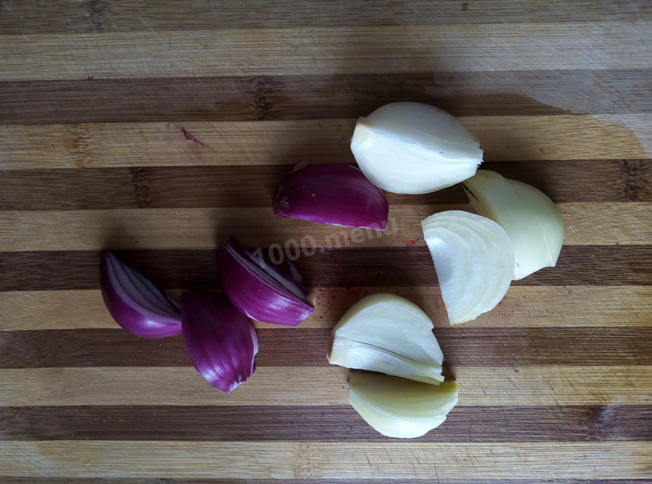 Шаг 4 приготовления Маринованный лук на зиму