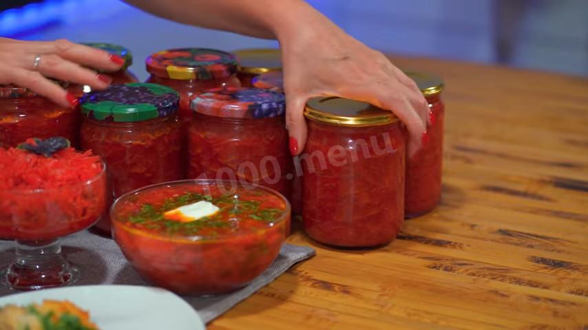 Шаг 14 приготовления Салат из капусты со свеклой и морковью без стерилизации