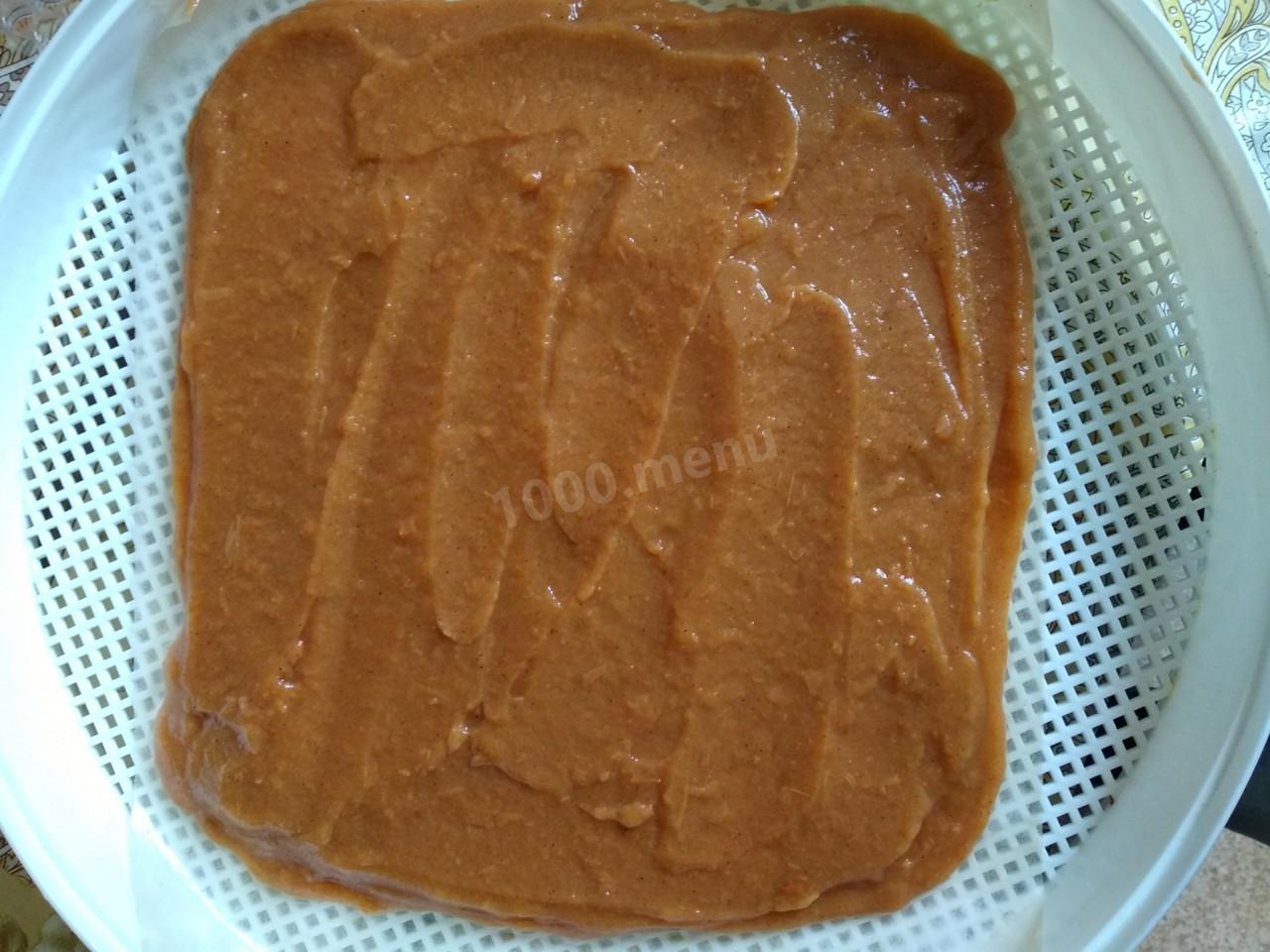 Шаг 4 приготовления Яблочная пастила с медом и корицей
