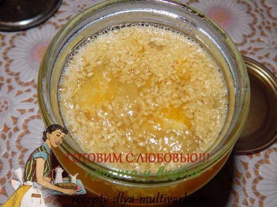Шаг 8 приготовления Варенье дыни апельсины в мультиварке