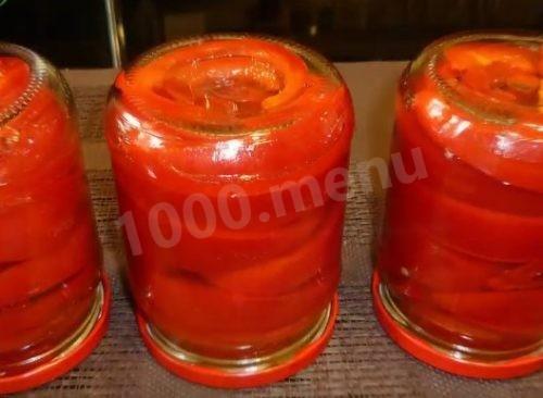Шаг 8 приготовления Сладкий маринованный перец без стерилизации
