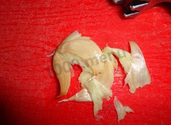Шаг 4 приготовления Турша из стручковой фасоли с морковью и чесноком на зиму
