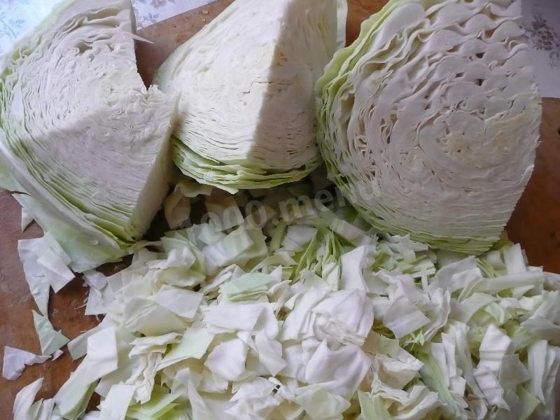 Шаг 2 приготовления Ленивая капуста