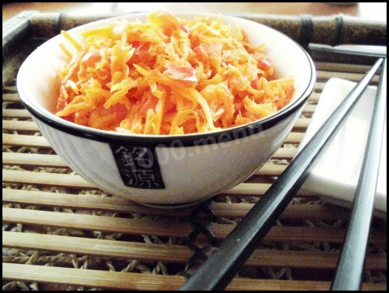 Обложка рецепта Пикантная морковь по-корейски