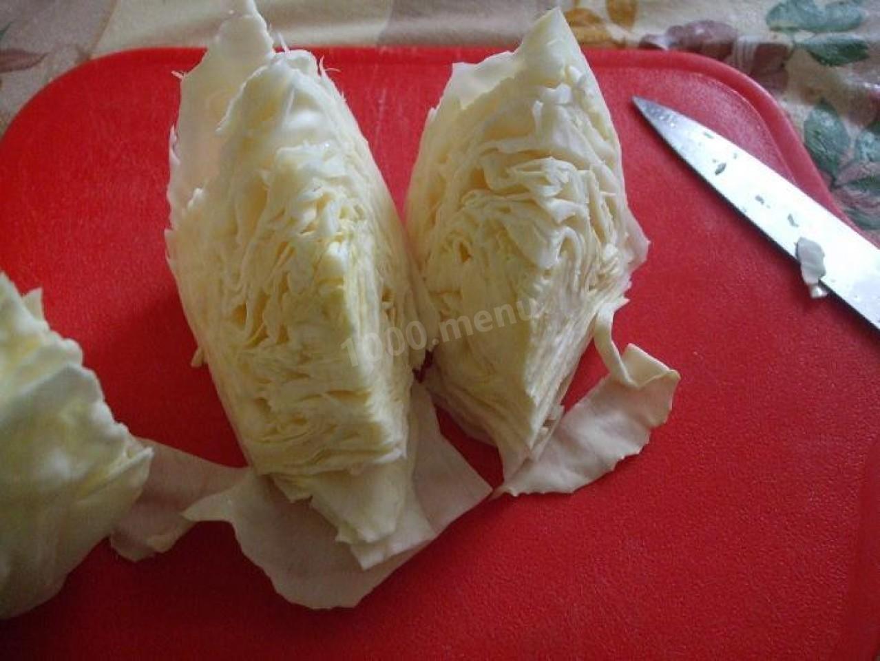 Шаг 2 приготовления Зимняя капуста с чесноком и свеклой