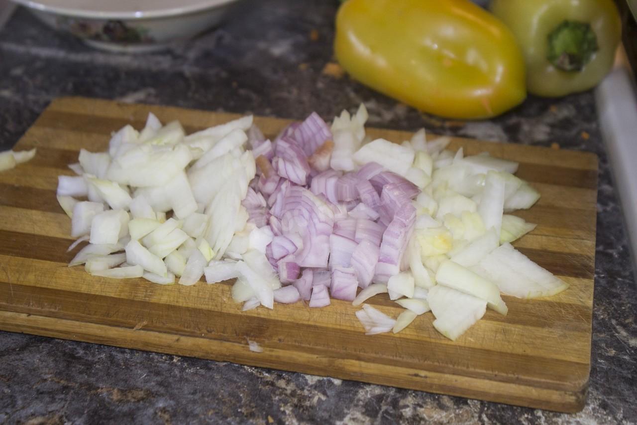 Шаг 10 приготовления Салат на зиму с рисом и овощами