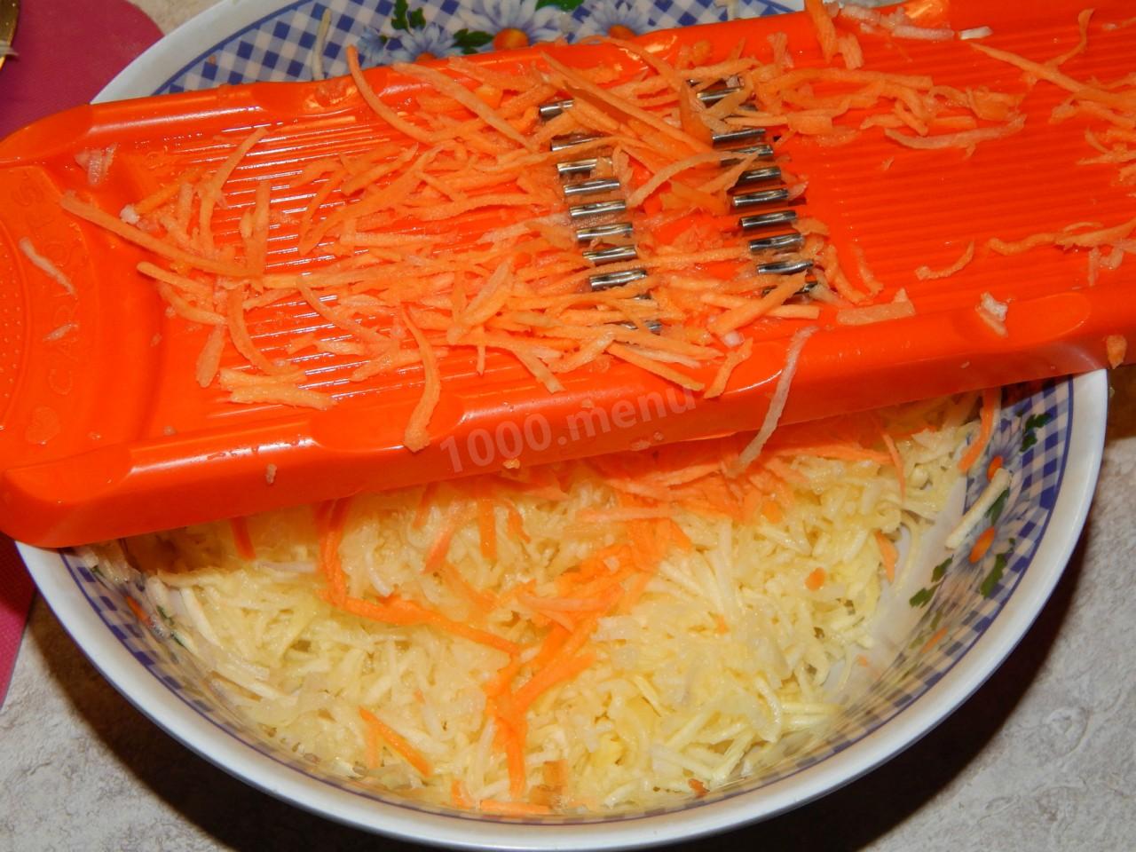 Шаг 4 приготовления Морковь по корейски с кабачками на зиму