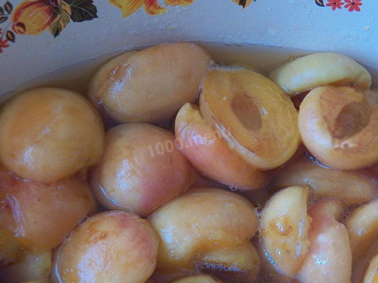 Шаг 8 приготовления Абрикосовое варенье дольками без косточек