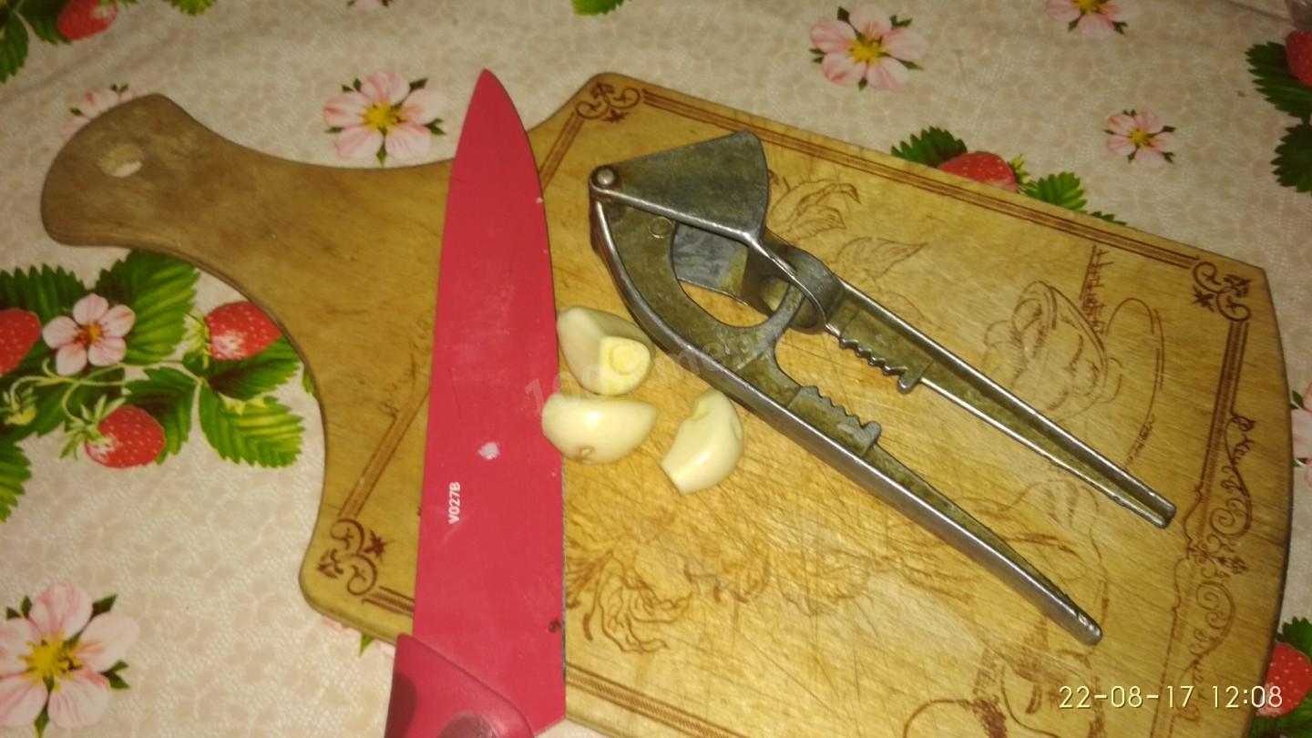 Шаг 2 приготовления Соус из яблок и помидор на зиму