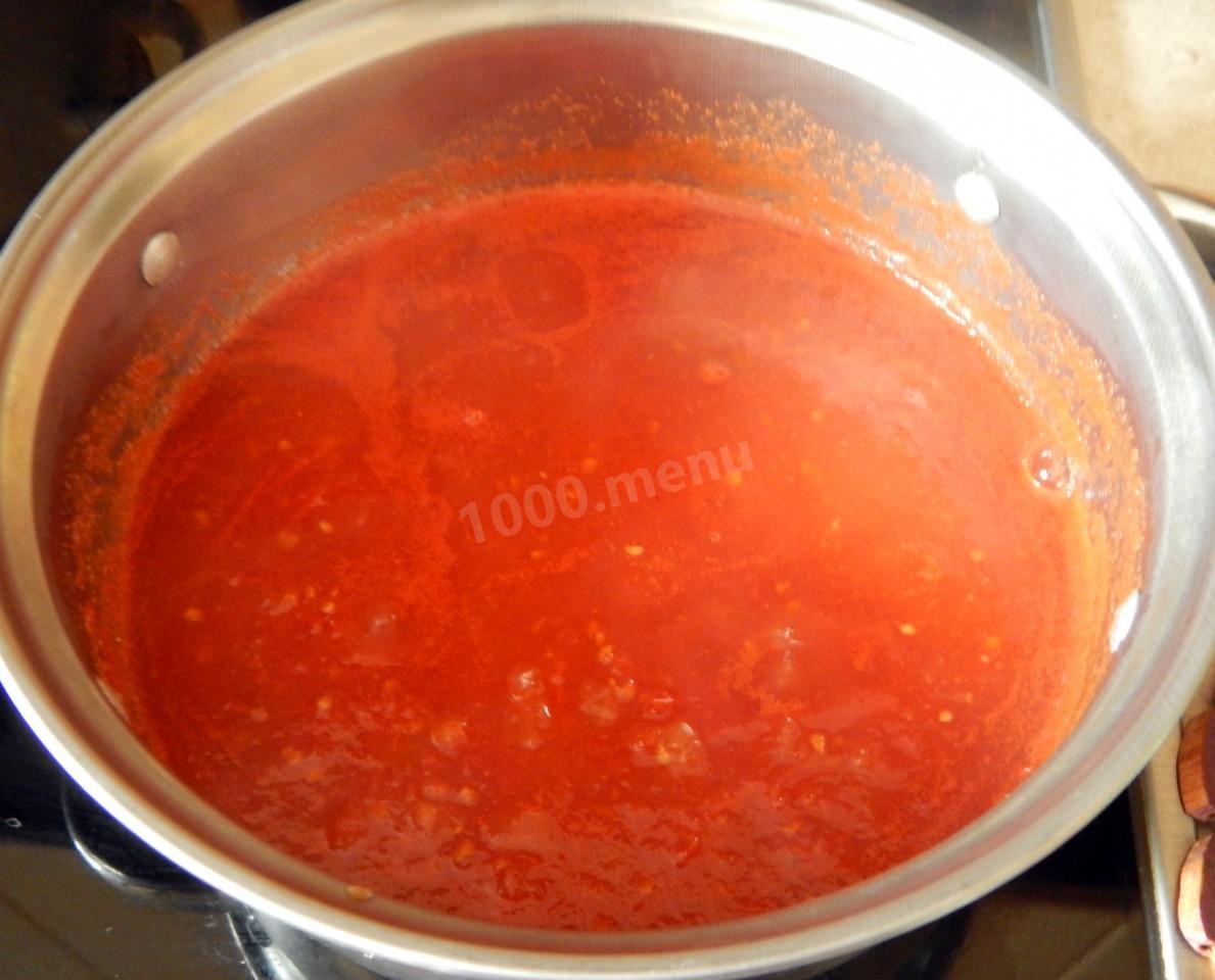 Шаг 9 приготовления Вкусное лечо с рисом на зиму