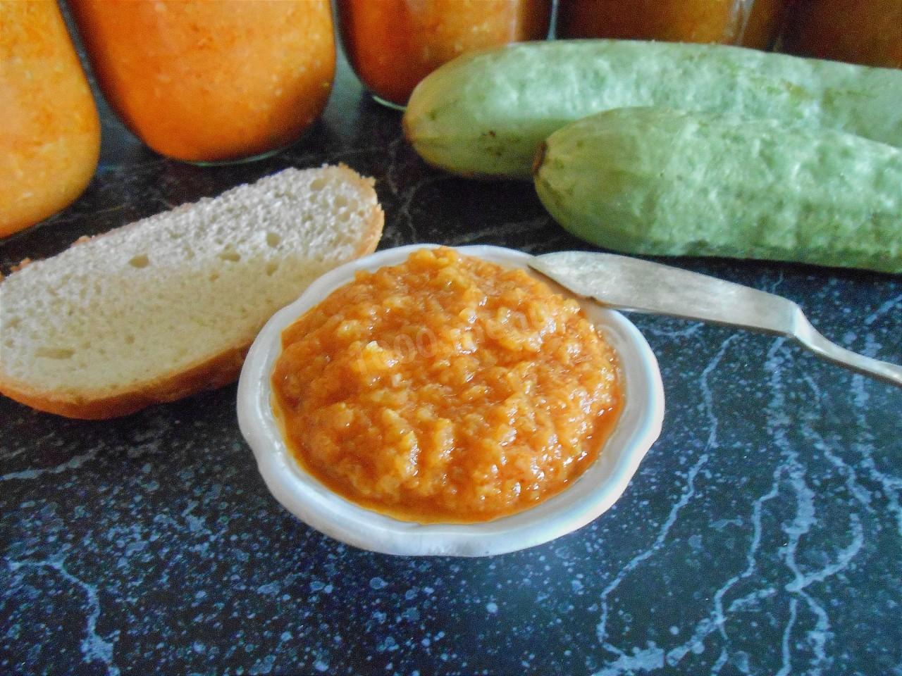 Шаг 11 приготовления Кабачковая икра с майонезом через мясорубку